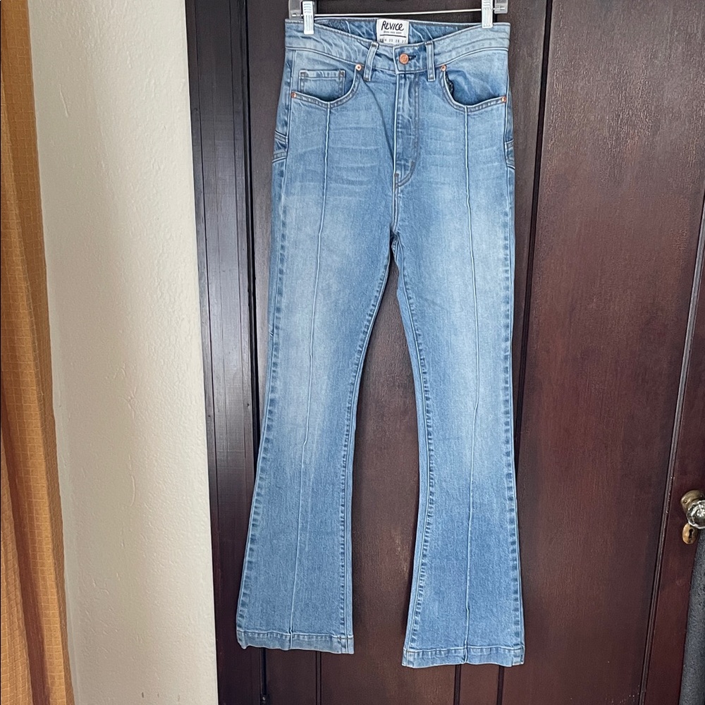 REVICE Light Blue Flare Jeans
